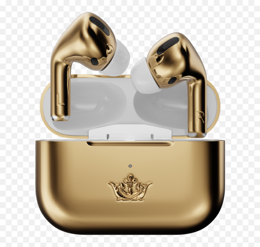 Airpods Pro Gold Edition - Airpods Pro Gold Png,Golden Apple Logo