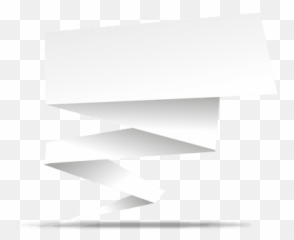 Transparent Png Svg Vector File - White Origami Banner