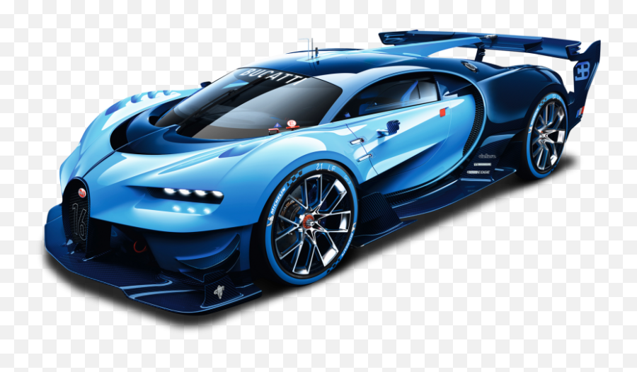 Blue Race Car Transparent Png Image - Bugatti Vision Gran Turismo Png,Race Car Png