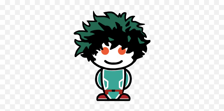 Higher Quality Transparent Version Of Deku Snoo Original - Reddit Alien Png,Deku Png