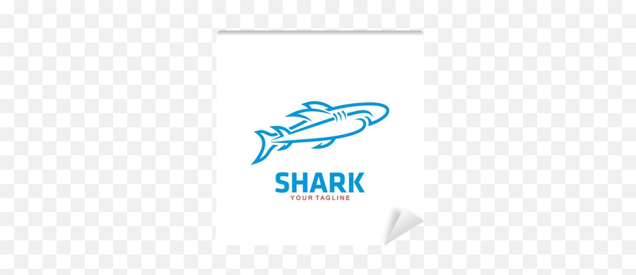 Shark Logo Template Wall Mural U2022 Pixers - We Live To Change Chevrolet Spark Pearl Pink Png,Shark Logo Brand