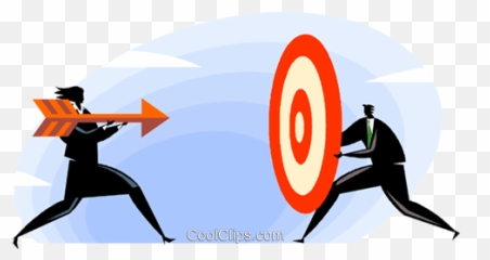 Download Archery Arrow And Target Royalty Free Vector Clip - Arco E Flecha No Alvo Png,Arco Png
