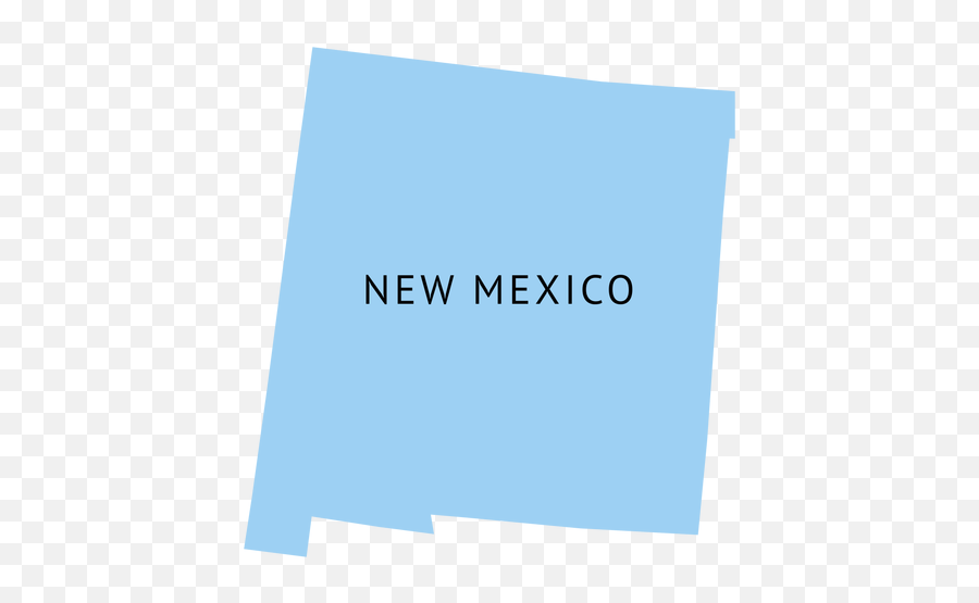 New Mexico - New Mexico Map Plain Png,New Mexico Png