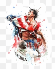 Boxing Sticker - Imagenes De Rocky Balboa Hd Png,Rocky Balboa Png