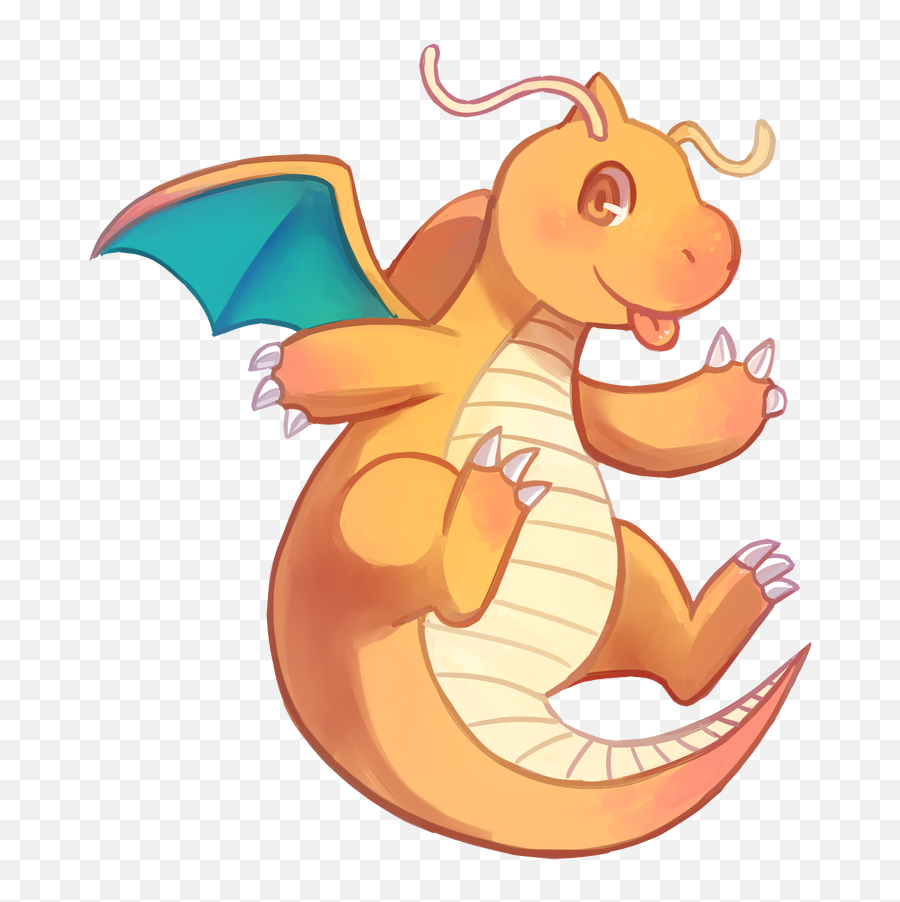 Dragonite - Dragonite Kawaii Png,Dragonite Transparent