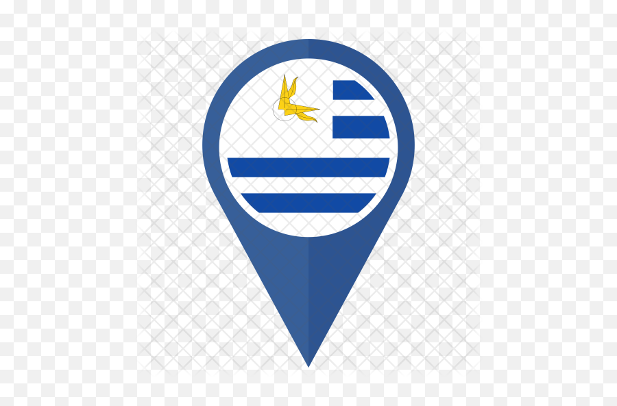Uruguay Flag Icon Of Flat Style - Png Pin Transparent Flag,Uruguay Flag Png