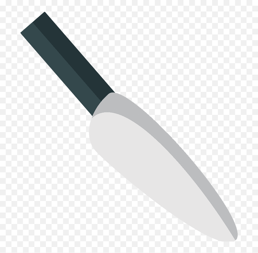 Kitchen Knife Emoji Clipart - Solid Png,Knife Emoji Transparent