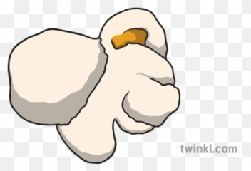 Single Piece Of Popcorn Illustration - Twinkl Of png