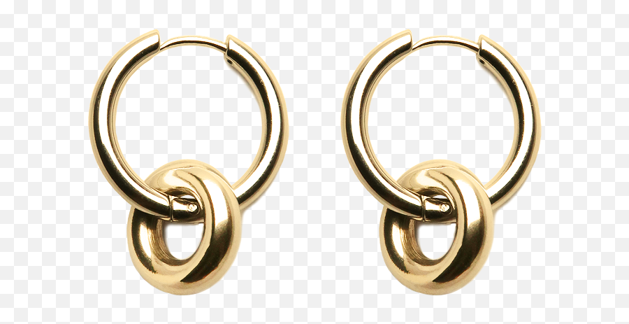 Evet Hoop Earrings Common Muse - Solid Png,Hoop Earrings Png