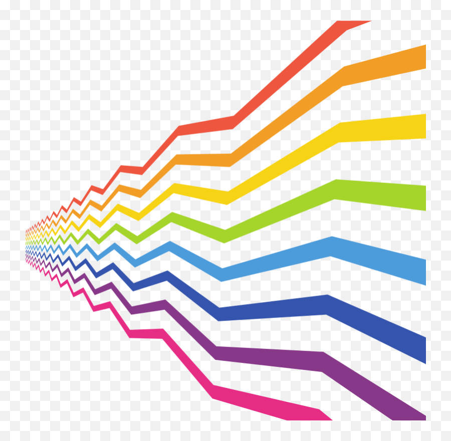 Coloured Zigzag Lines - Openclipart Pattern Zigzag Line Art Png,Lines Background Png