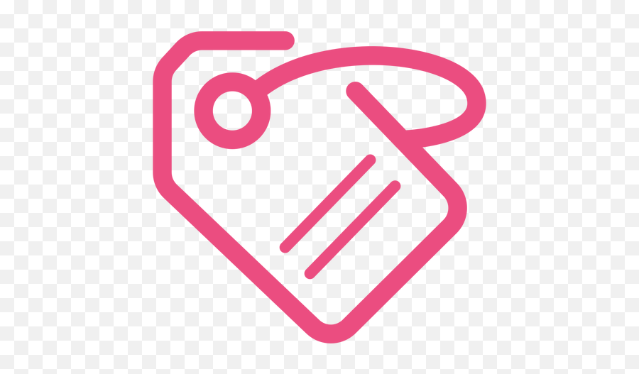 Label Tag Icon Stroke Pink - Transparent Png U0026 Svg Vector File Etiqueta Tag Png Rosa,Tag Icon Png