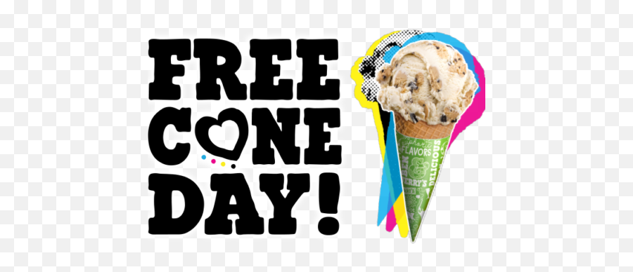 Free Cone Day - April 9 2019 New York Ben And Free Cone Png,Ben And Jerry's Logo