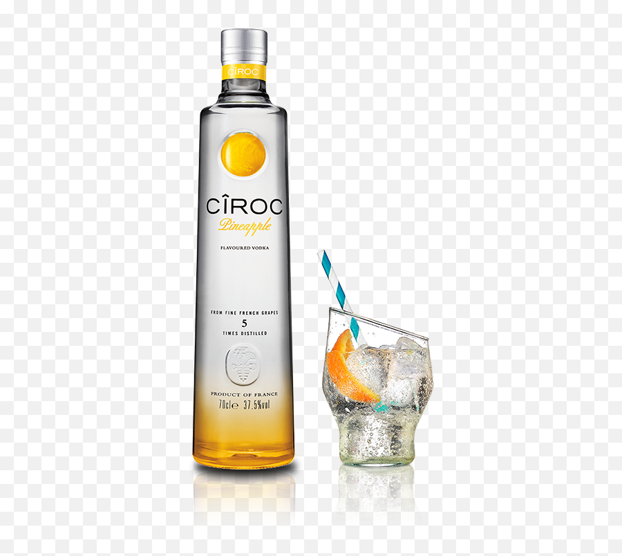 Download Vodka Pineapple Spritz Tails - Highball Glass Png,Ciroc Png
