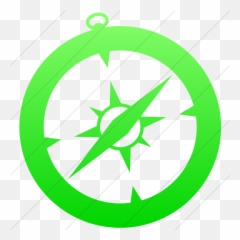 Simple Ios Neon Green Gradient Social - Lime Safari Png