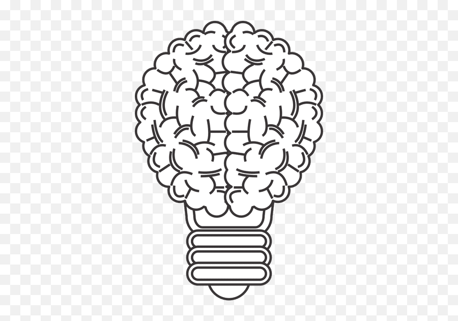 Human Brain Lightbulb Icon - Compact Fluorescent Lamp Png,Brain Lightbulb Icon