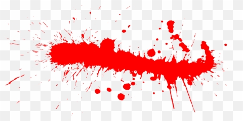 Paint Splatters Png - Red