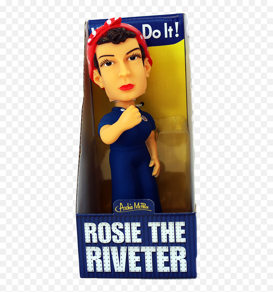 Rosie The Riveter Nodder - Fictional Character Png,Rosie The Riveter Icon