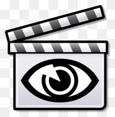 Documentary Film Clapperboard Icon - Art Clip Png