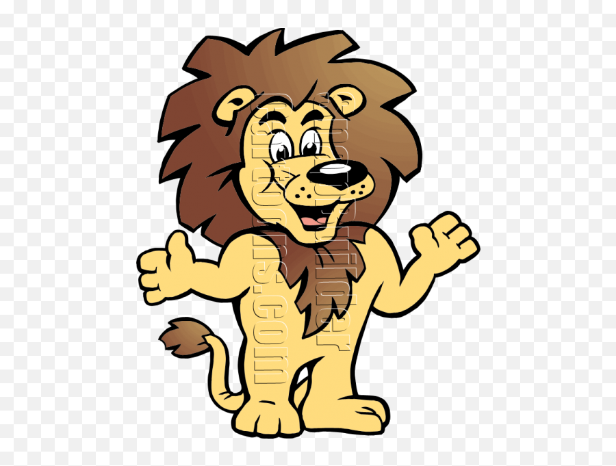 Lion King Mascot - Proud Lion Clip Art Png,Lion King Logo