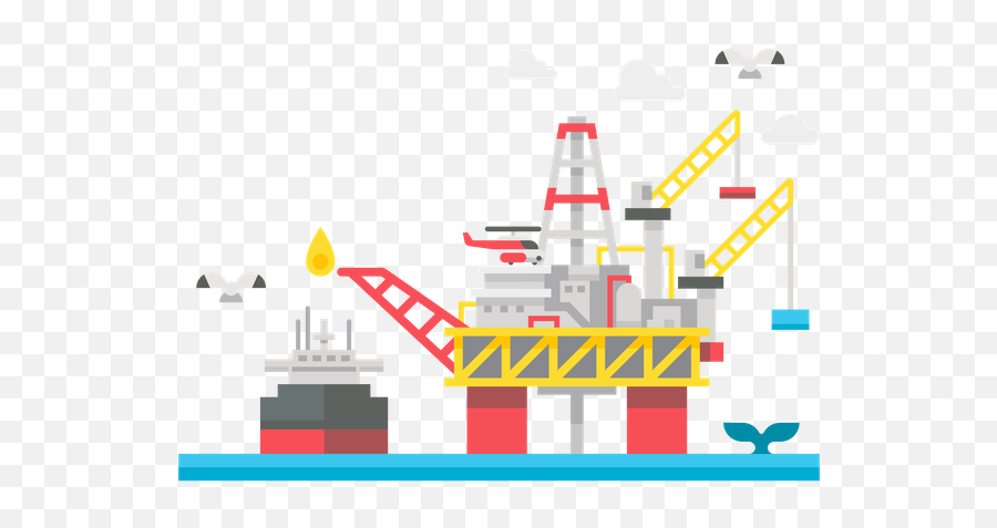 Best Premium Oil Rig Illustration Download In Png U0026 Vector - Data Is The New Oil,Icon Rig