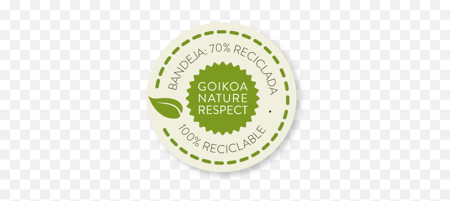 Goikoa Nature Respect New Sustainable Packaging - Goikoa Dot Png,New Packaging Icon