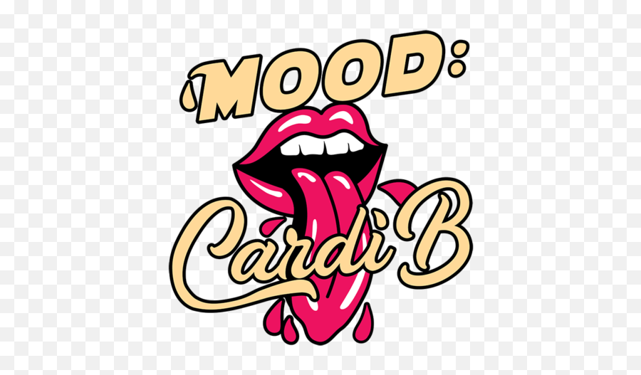 Mood Cardi B - Men Sweatshirt Hashtagbay Cardi B Logo Png,Cardi B Png