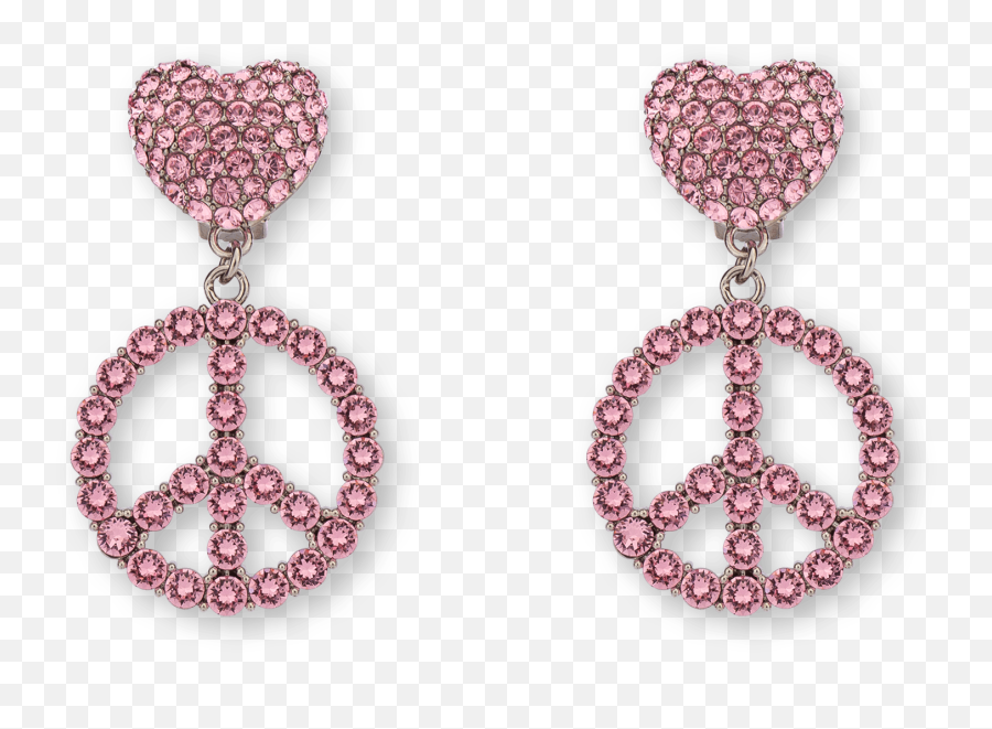 Peace Sign Earrings - Solid Png,Peace Icon