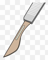 Dessin Scalpel 2 - Surgical Blade Clipart png