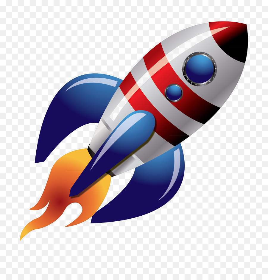 Download Hd Space Rocket Png Image - Clipart Transparent Background Rocket,Space Background Png