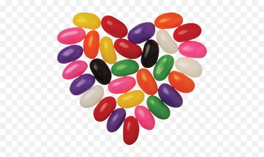Jelly Candies Png - Jelly Beans In A Heart,Jelly Beans Png
