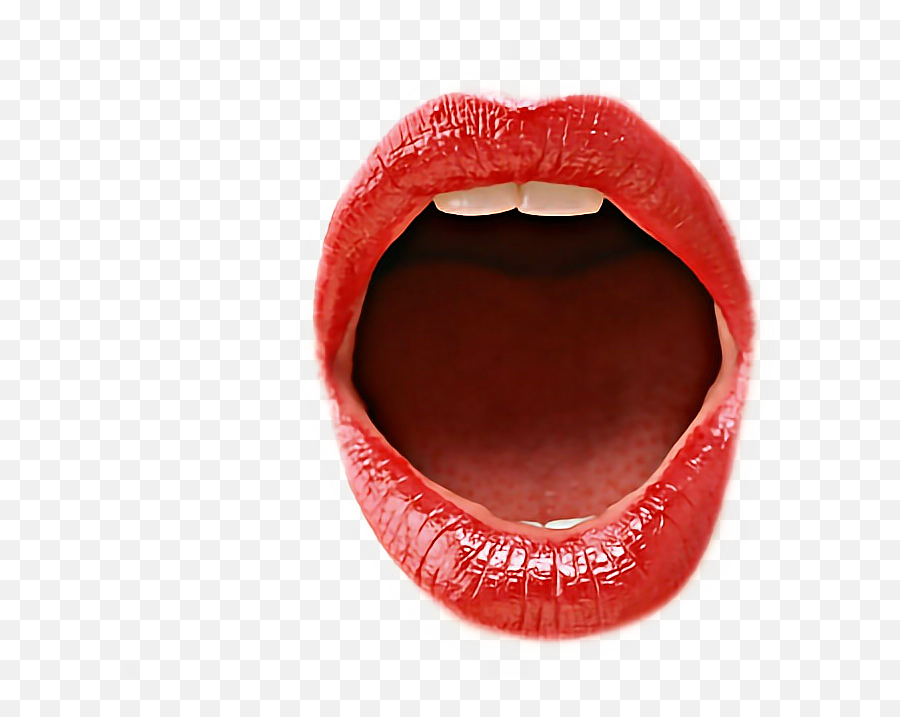 Lip Print Png Download Free Clip Art - Transparent Open Mouth Png,Lip Print Png