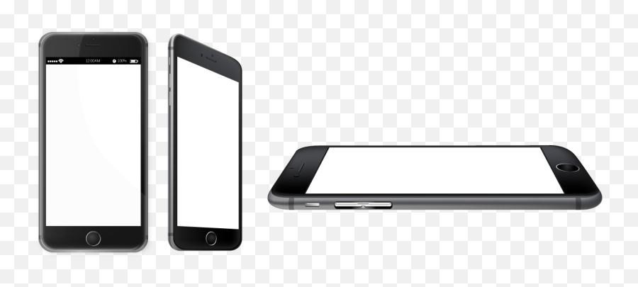 Iphone 6 Vector Tracing - Portable Png,Iphone Icon Frames