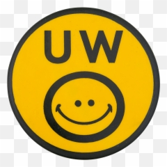 Uw Smiley Busy Beaver Button Museum Png