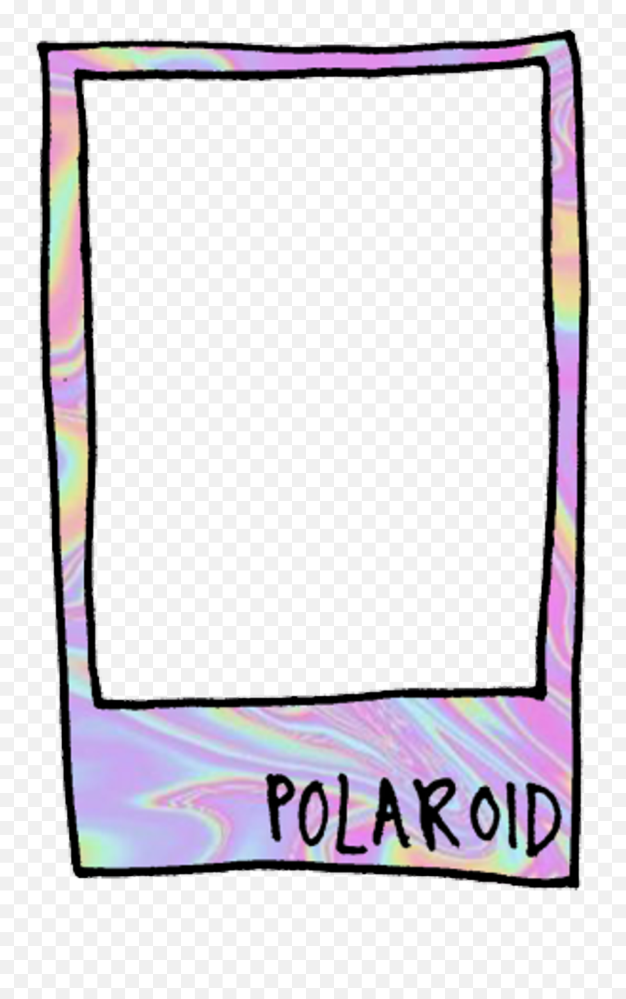 Polaroid Sticker Clipart - Imagem Polaroid Tumblr Png,Polaroid Transparent