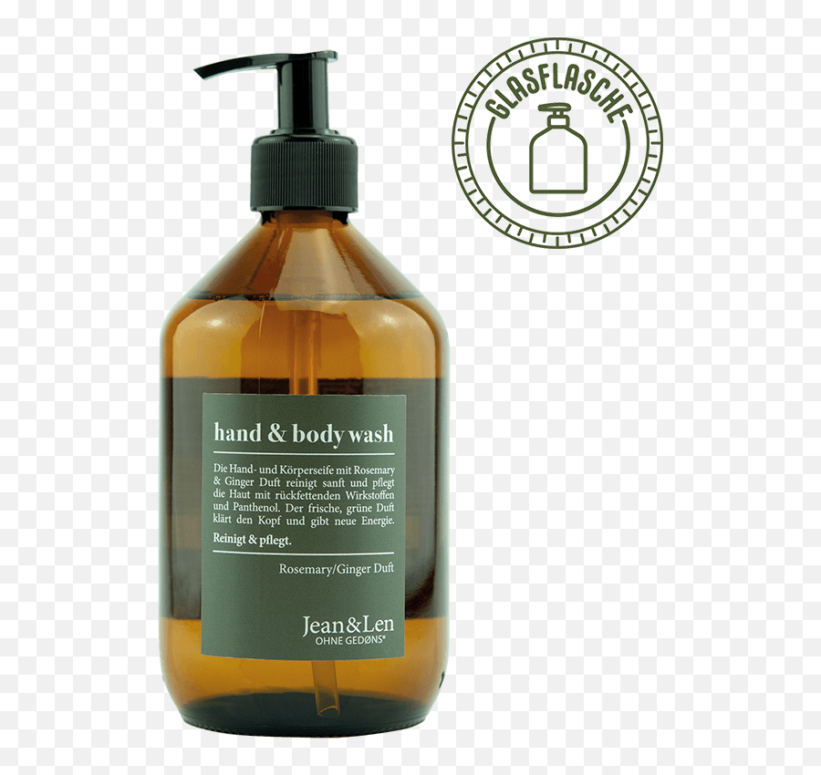 Hand U0026 Body Wash Rosemaryginger Soap 500ml In A Glass Png Icon