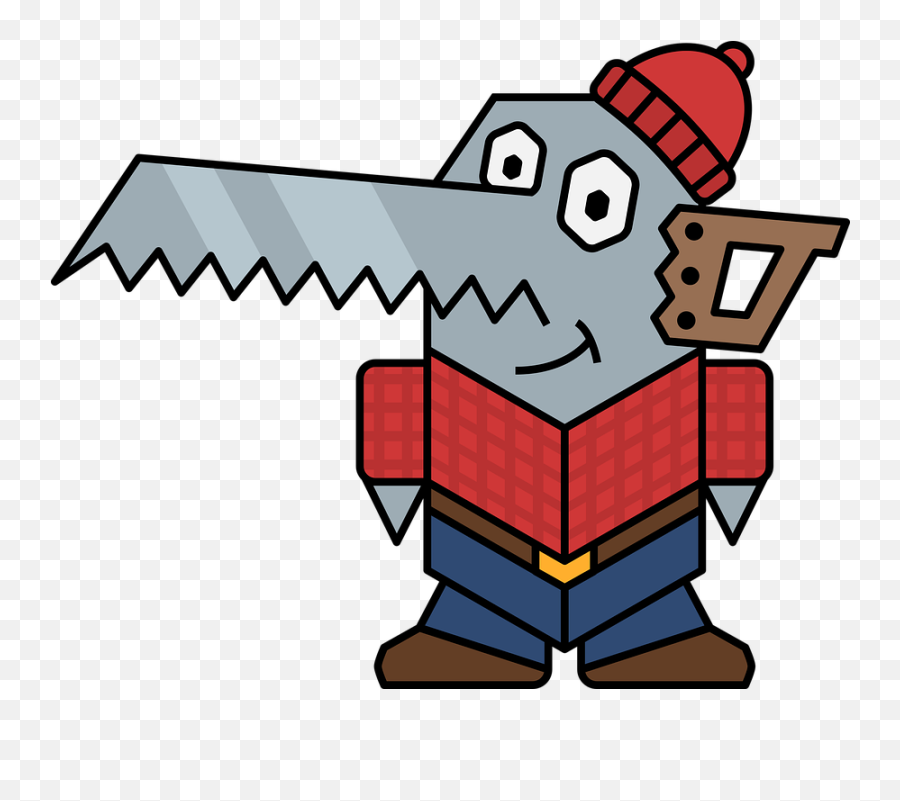 Free Photo Sharp Cartoon Man Saw Lumberjack Tool Logger Png Icon