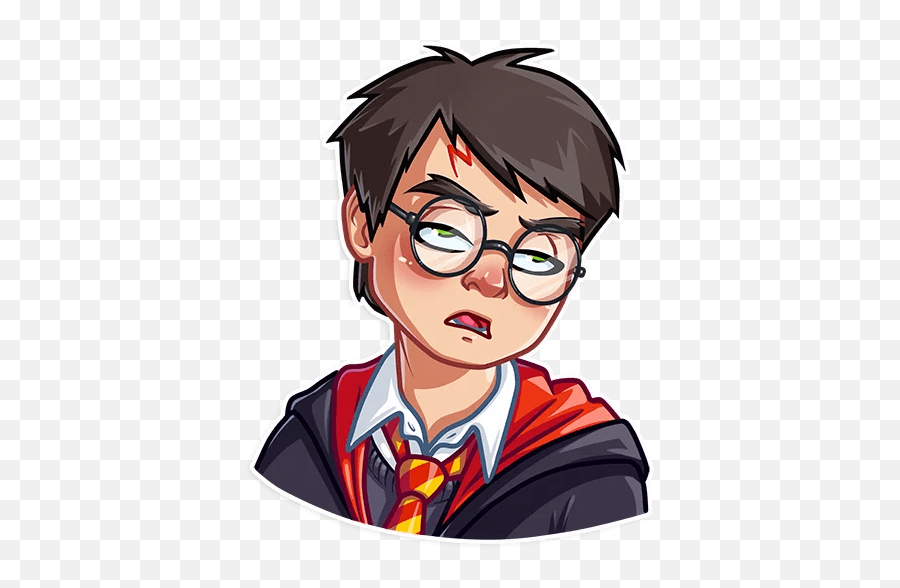 Sticker Maker - Harrypotter Figurinha Harry Potter Whatsapp Png,Harry Potter Glasses Transparent