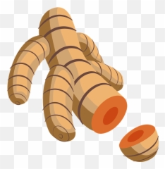 Turmeric Spice Root - Turmeric Clip Art Png,Turmeric Png