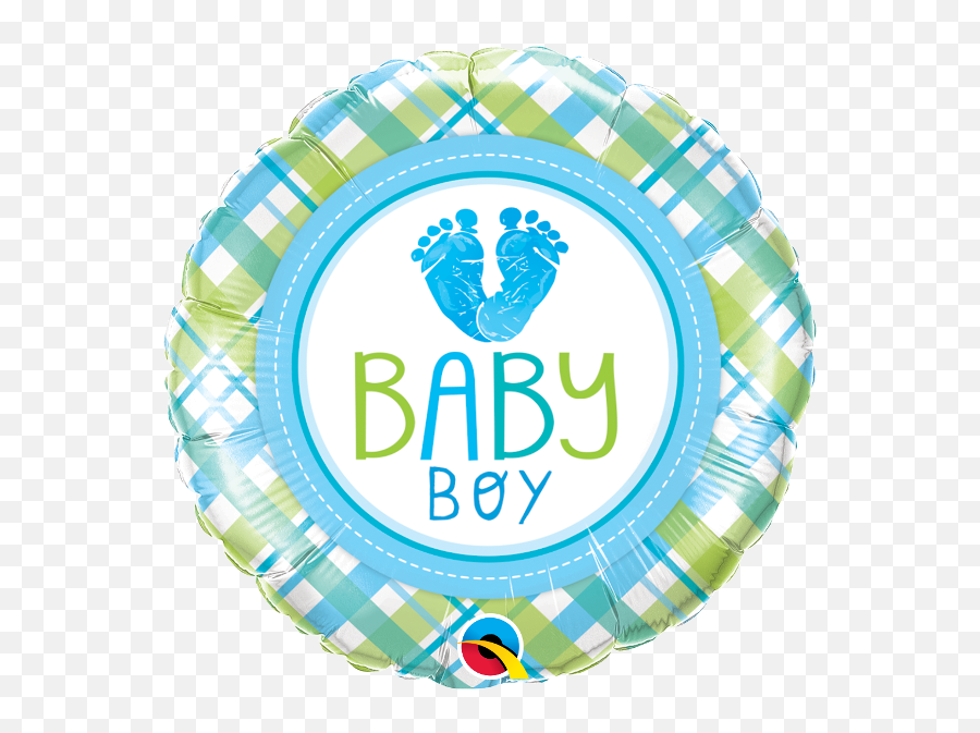 Baby Boy Feet Balloon - Boy Love You Baby Png,Baby Feet Png