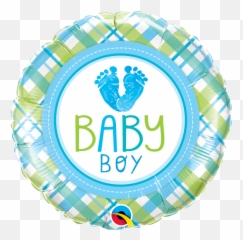 Baby Boy Feet Balloon - Boy Love You Baby Png,Baby Feet Png