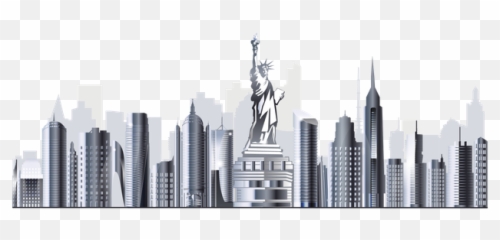 Premium New York Skyline Illustration Download Png U0026 Vector Format