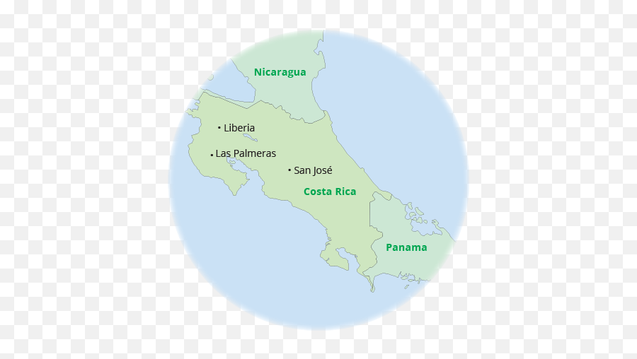 Location - Las Palmeras Costa Rica Blue Zone Province Of Atlas Png,Palmeras Png