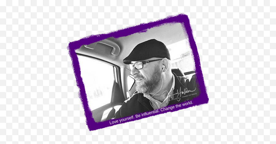 Download Hd Jeff Headshot With Purple Border - Portable Poster Png,Purple Border Png
