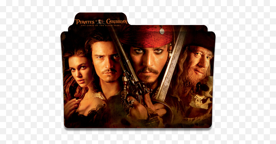 Folder Eyecons Pirates Of The Caribbean - Pirates Of The Caribbean 1 Folder Icon Png,Pirates Of The Caribbean Png