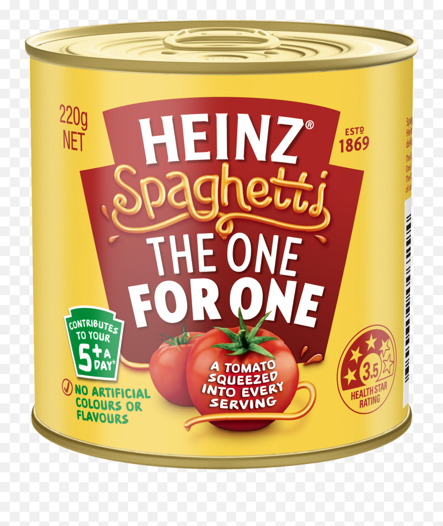 Heinz Spaghetti In Tomato Sauce 220g - Heinz Tinned Spaghetti Png,Spaghetti Png