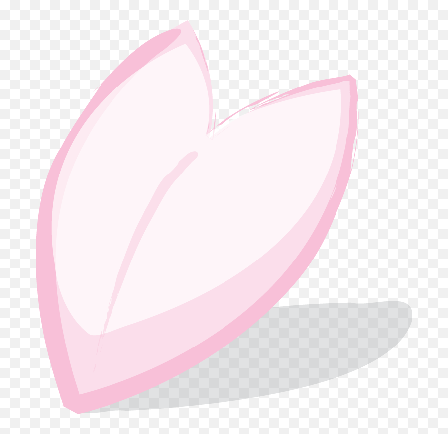 Single Cherry Blossom Petal Clipart - Full Size Clipart Single Cherry Blossom Petal Png,Pink Petals Png
