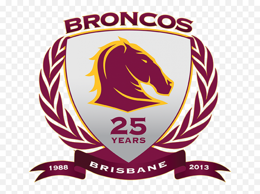 Brisbane Broncos Png 3 Image - Brisbane Broncos 25 Years,Broncos Png