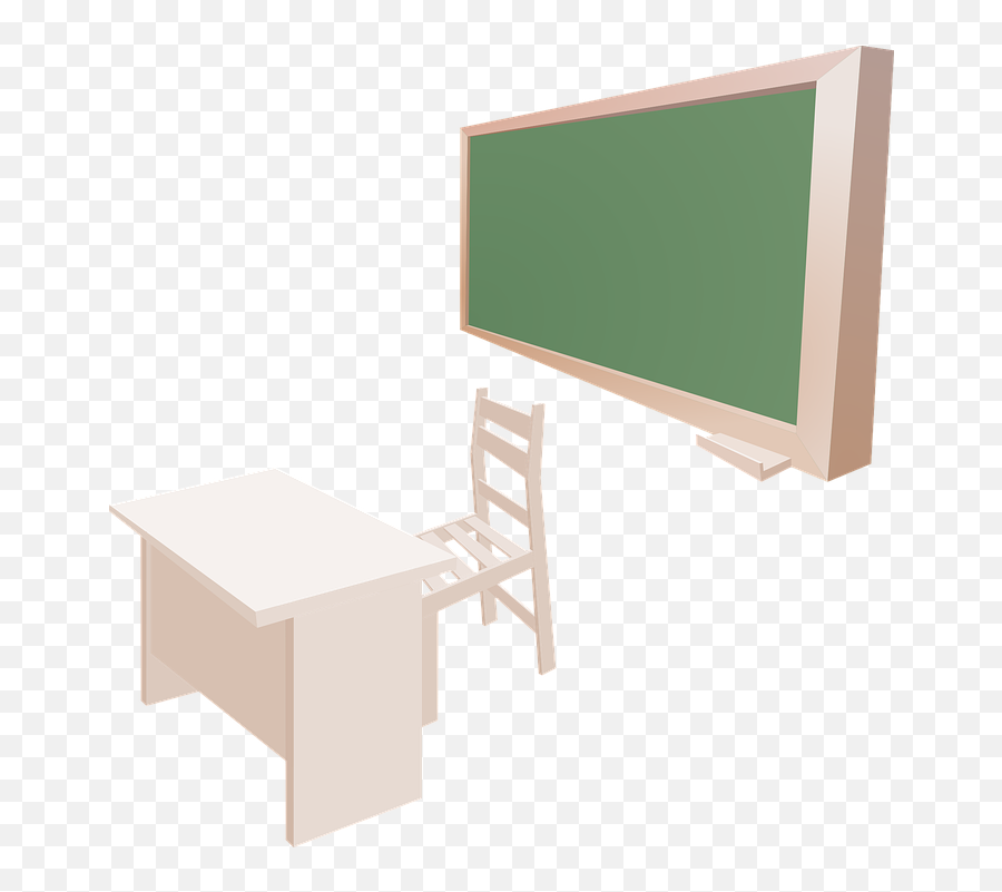 Blackboard Table Chair - Coffee Table Png,Classroom Png