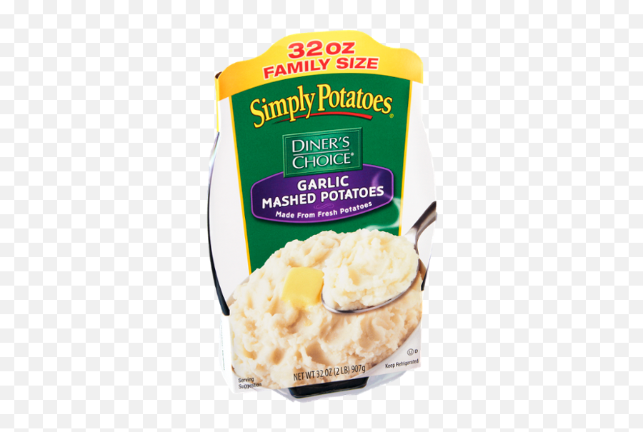 Simply Potatoes Dineru0027s Choice Garlic Mashed - Simply Potatoes Png,Mashed Potatoes Png