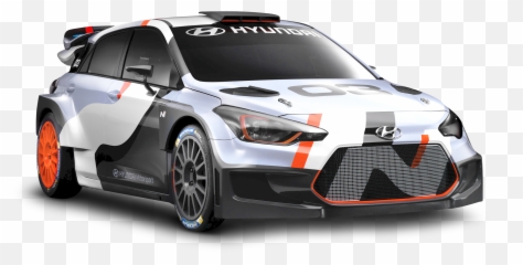 Hyundai Logo Transparent Png - White Hyundai I20 Wrc Car Png